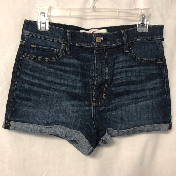 Hollister Pants - Hollister blue denim shorts. Size 9.